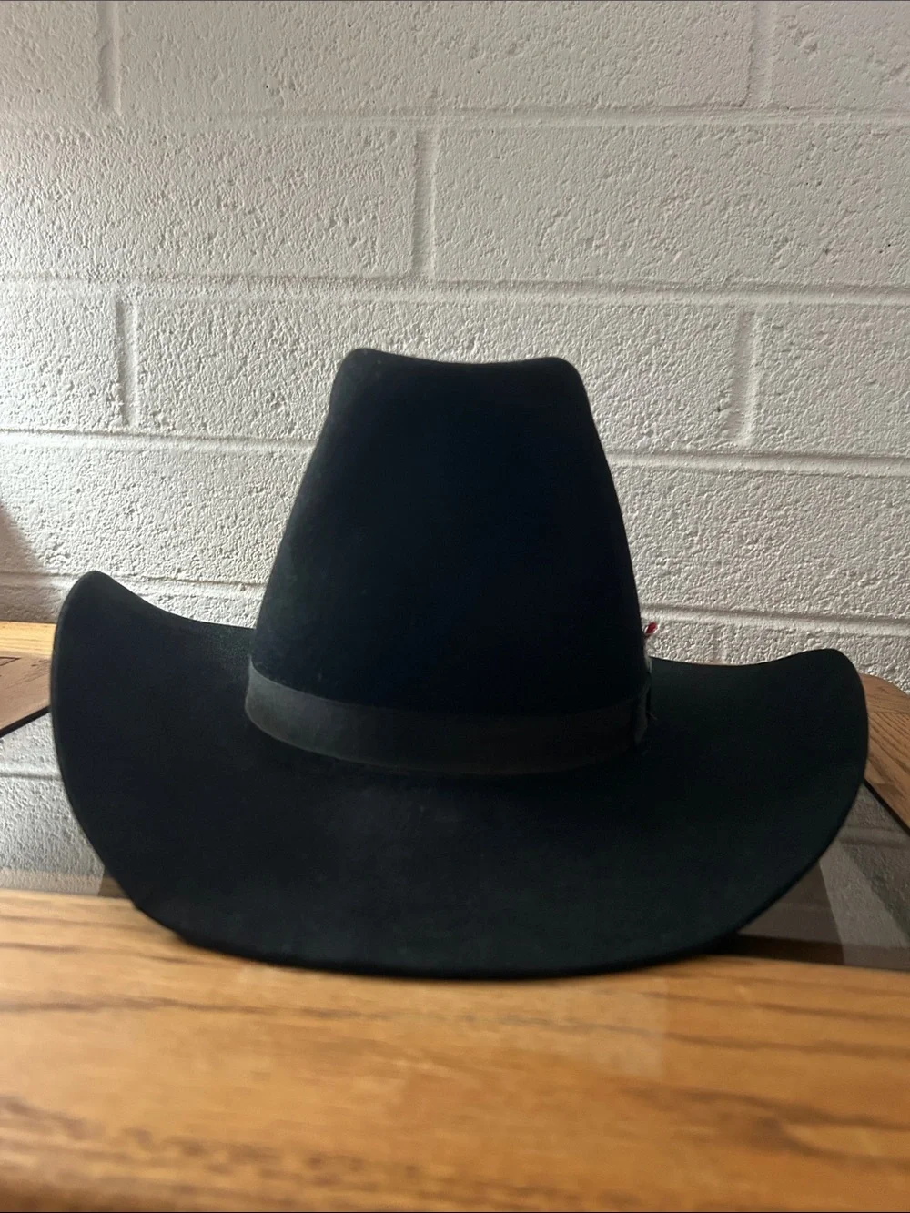 Eddy Brothers “The Barrel Racer”Black wool/fur Felt Cowboy Hat